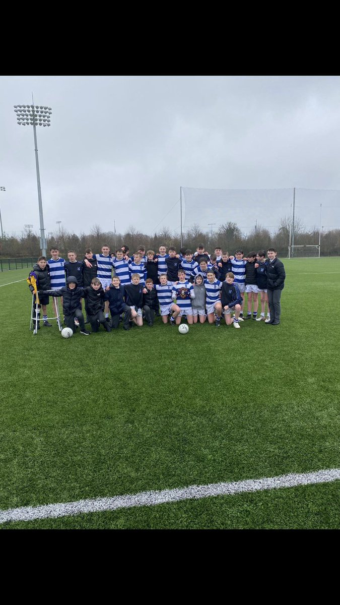 Comhghairdeas to our 2nd Year Gaelic Football team who are the Dublin Schools’ 2nd Year champions after defeating a strong @stpaulscollege_ on a score line of 4-10 to 4-3 yesterday in the National GAA Centre, Abbotstown yesterday. 🏐