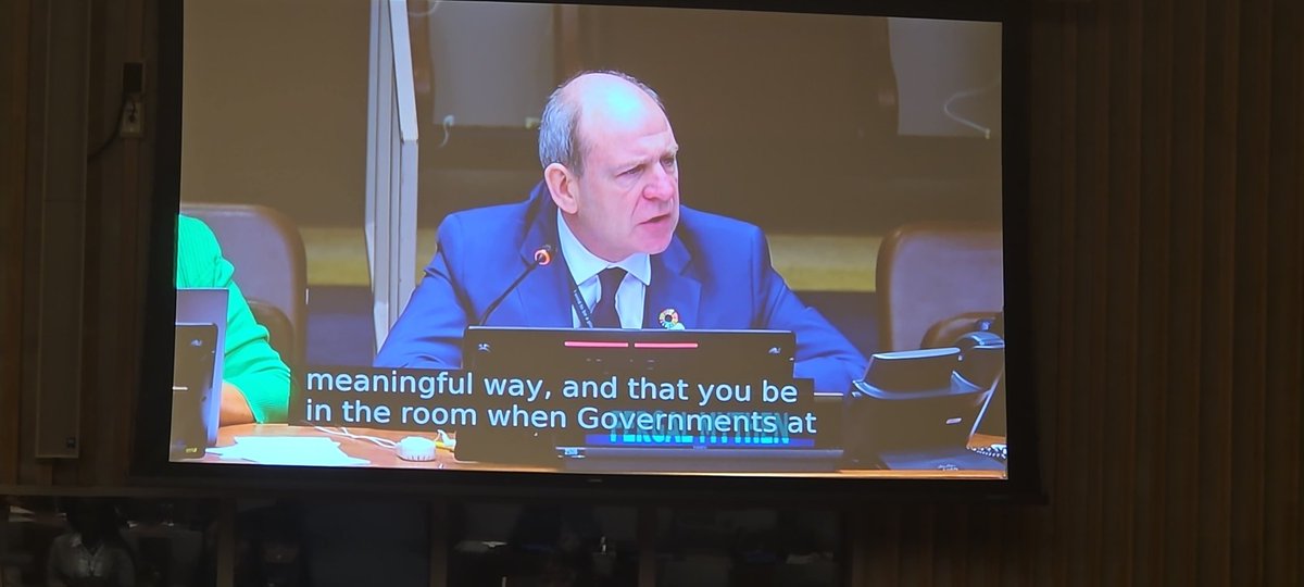 Ambassador from Ireland addresses to the Civil Society Forum at the UN