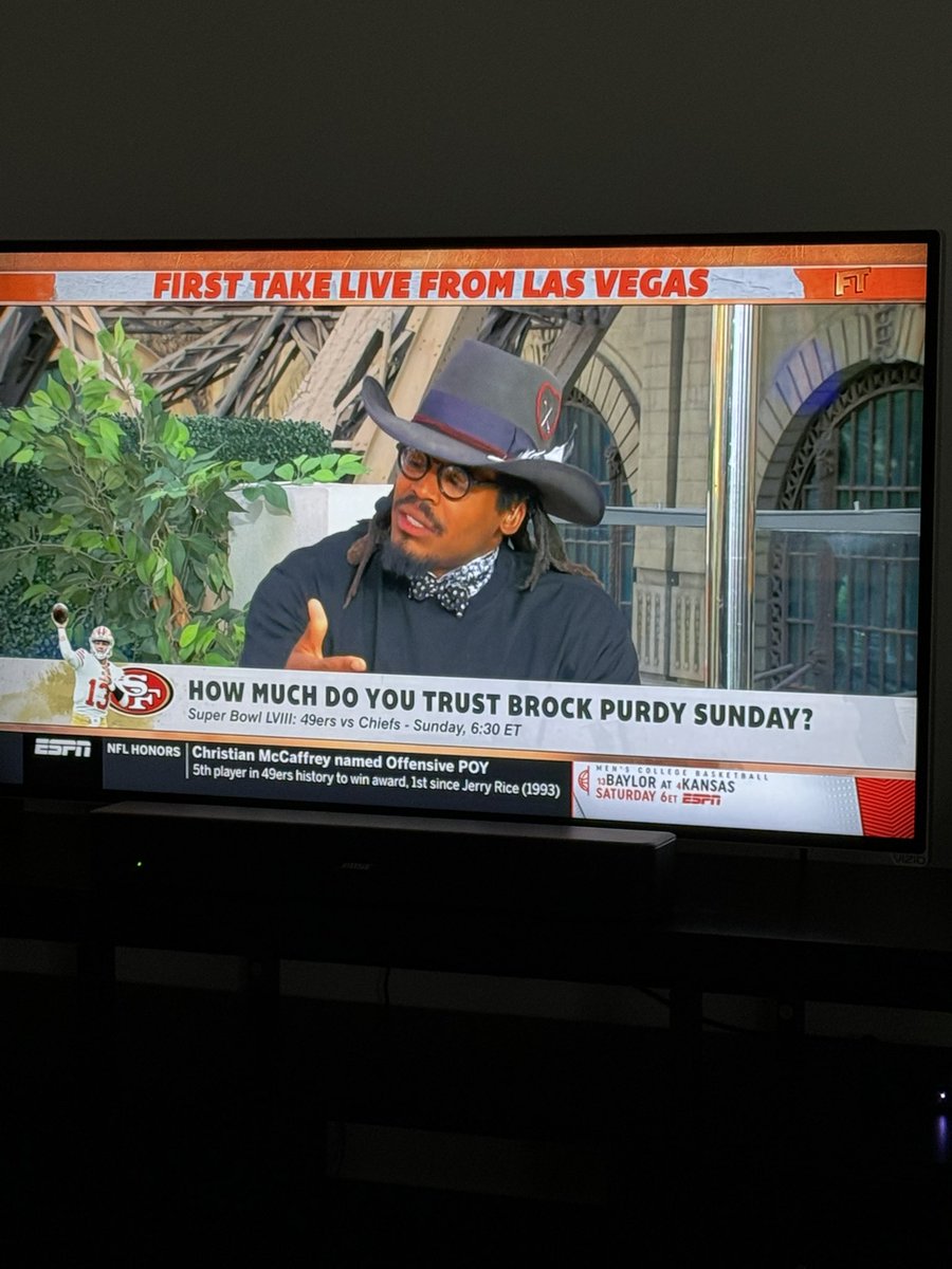 The hate continues, his hate now gave him a forum in national TV… <a href="/FirstTake/">First Take</a> 
<a href="/49ers/">San Francisco 49ers</a> let’s show up on Sunday to stop the haters… Bring the Lombardi to the Bay 🏆💪🏼🔥