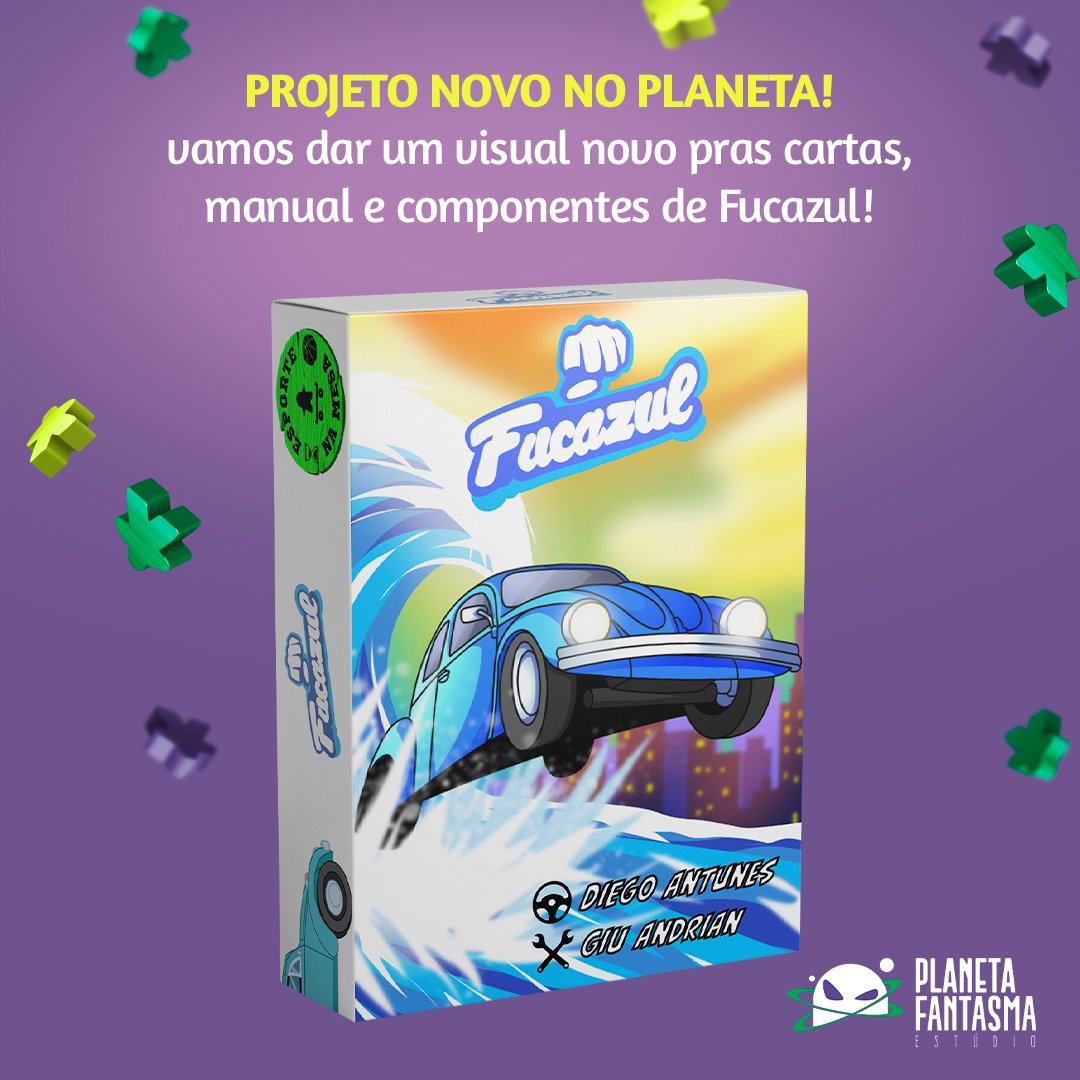 TEM PROJETO NOVO POR AQUI!

O cardgame "Fucazul" bateu a meta extendida e agora o Planeta Fantasma vai dar AQUELE GRAU no visual do jogo! <a href="/EsportenaMesa/">Esporte na Mesa</a> <a href="/MeepleStarter/">Meeple Starter</a>