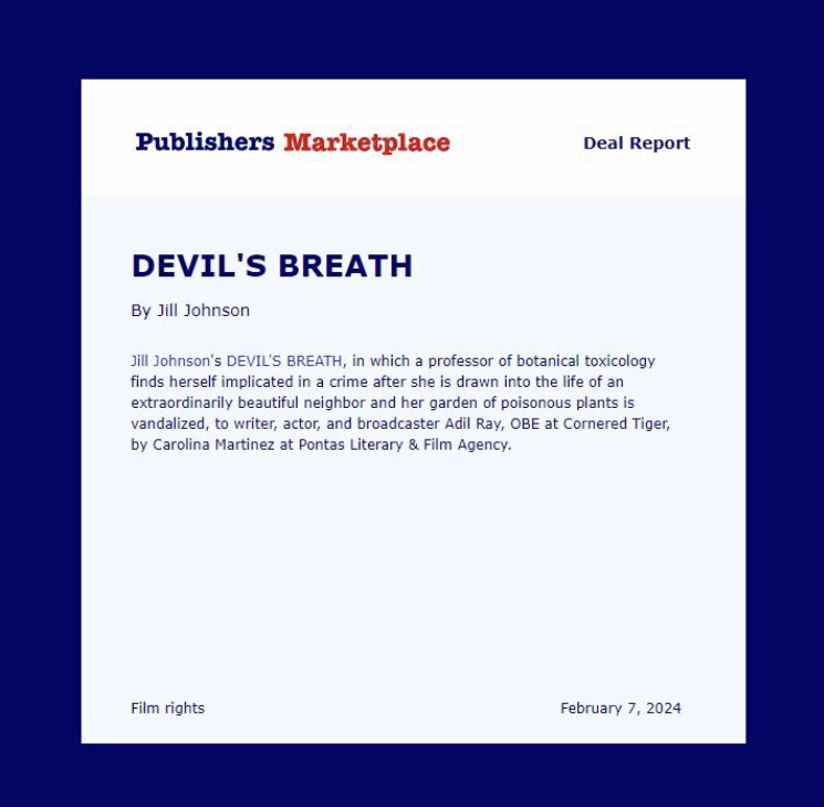 I’m not on the best algorithm on here and not many of you will see this but I’m gonna keep shouting anyway. 📣 #DevilsBreath film and TV rights sold to @adilray Cornered Tiger TV. 🌹So excited Professor Rose is coming to the screen🌹 @bwpublishing @bonnierbooks_uk @PontasAgency