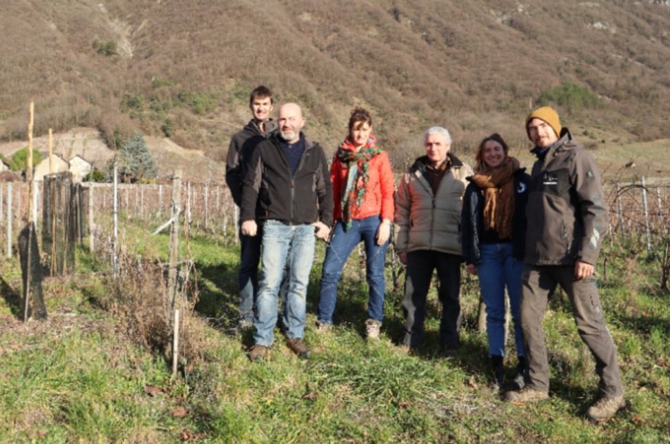 JPhilippebrun's tweet photo. [#Ess - Se projeter] @lv_vitisphere, B.#Lafeuille : En #Cuma, ces #vignerons de #Chignin (73) ne #partagent pas que leur matériel ➡️ https://t.co/31wDtI6Teo 🍇🤝🌳 cc @CUMAFrance @Journal_Entraid @LsuchetL @VigneronsCoop ⤵️ https://t.co/z5nxcfyXzL