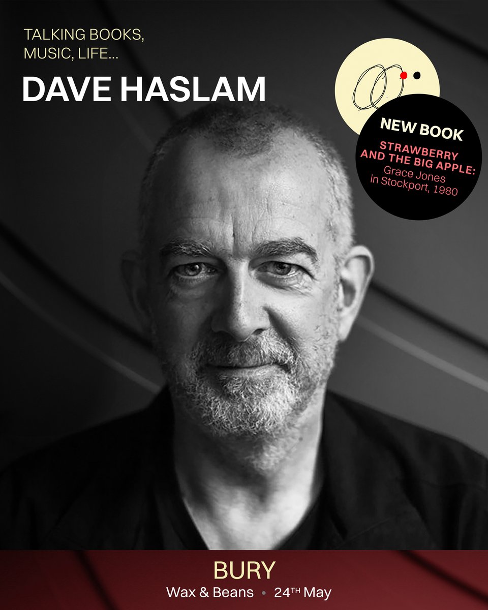 Dave Haslam (@mr_dave_haslam) on Twitter photo Book event in Bury, May 24th at the fabulous <a href="/waxandbeans/">Waxandbeans</a> - I'm delighted that Jez Kerr from A Certain Ratio will be my guest chattering about ACR, Factory Records, and his encounter with Grace Jones in Stockport seetickets.com/event/dave-has……
<a href="/acrmcr/">A Certain Ratio</a> Book event in Bury, May 24th at the fabulous <a href="/waxandbeans/">Waxandbeans</a> - I'm delighted that Jez Kerr from A Certain Ratio will be my guest chattering about ACR, Factory Records, and his encounter with Grace Jones in Stockport seetickets.com/event/dave-has……
<a href="/acrmcr/">A Certain Ratio</a>
