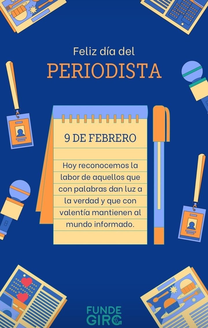 Nuestro equipo de trabajo desea un Feliz Día del Periodista a todos los amigos....