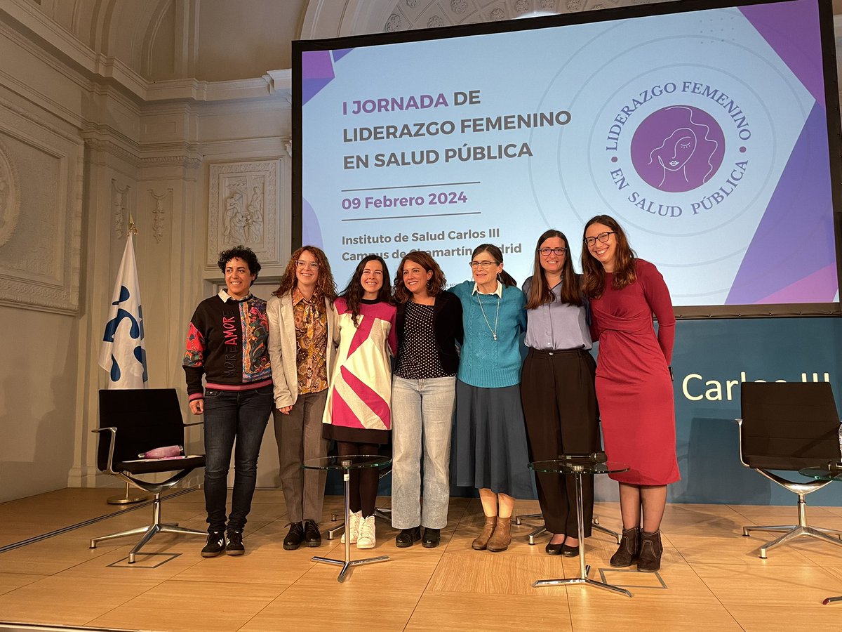 IMIENS_UNED's tweet photo. Hoy éxito de l Jornada de Liderazgo Femenino en Salud Pública

Referentes presentes @paparicio3 
@iaguilarpalacio @DadaCero Zaida Herrador 

Y referencias a niñas prometedoras, Alicia Llacer, Directora #ISCIII, Ministra de Sanidad

@AresMPSP #SGITCMR #ENS #DíaMujerYNiñaEnCiencia https://t.co/LU33tCbsKZ