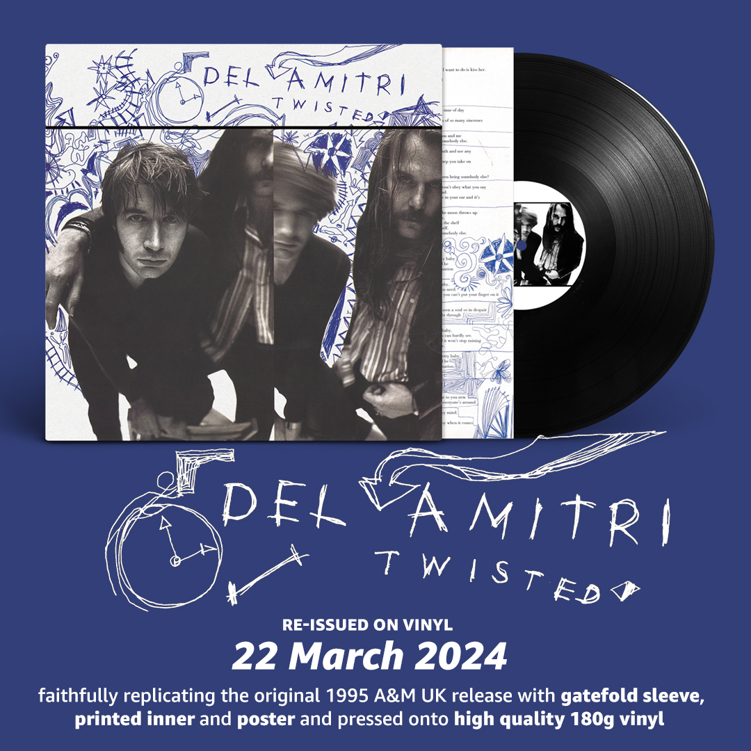 Re-issued next month, Del Amitri's "Twisted" was originally released on A&amp;M Records in February 1995 and reached No 3 in the UK charts, spawning four Top 40 singles. This re-issue faithfully replicates the original release, find out more: proper-records.co.uk/2024/02/del-am…