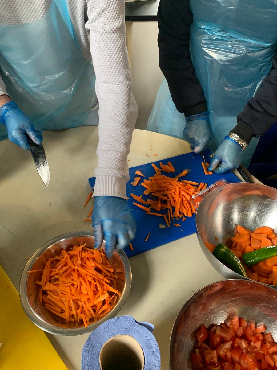 stfcov's tweet image. Last Friday we were treated to a beautiful Afghan rice meal (which was so tasty!) cooked by the amazing students on our Skills for Life course. They are cooking for us again today, we will post pictures of todays food later but for now here is last weeks meal.