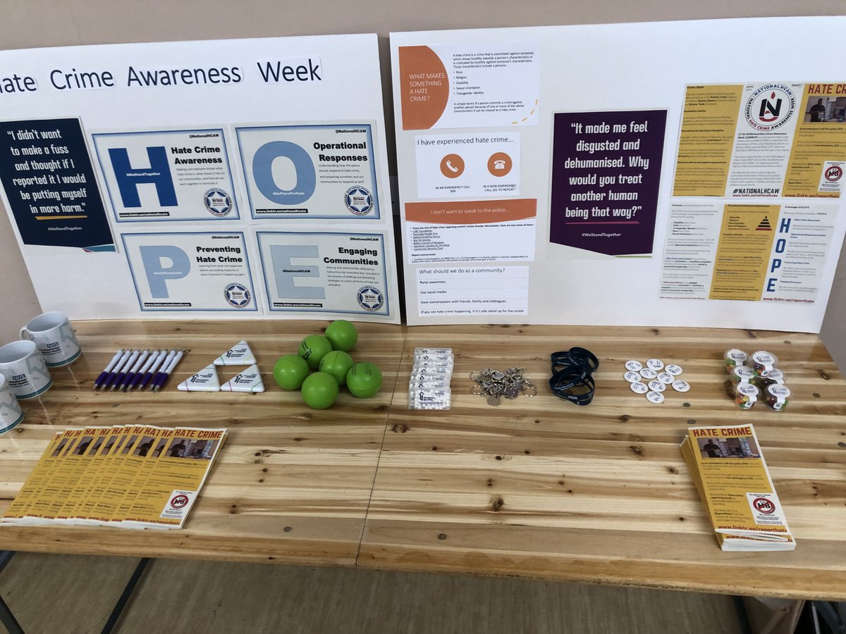 ChloeBradleyNHS's tweet image. The Homeless Services are at Gorton Community Centre this morning at their food bank for Hate Crime Awareness Week.
I'm here from 10-12 to spread awareness of Hate crime, what it is, what to do if you've experienced it and what you can do to help spread awareness.
#letsendhate