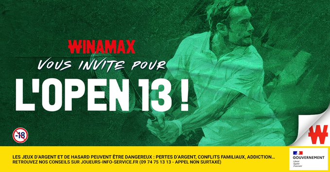 WinamaxSport's tweet photo. 🎾 3 lots de 2 places sont à gagner pour la finale de l'Open 13 de Marseille, demain dimanche !

▶️ Pour participer : retweetez ce tweet, suivez @WinamaxSport et répondez avec votre pseudo Winamax.

🤞 Tirage au sort à 16h00 !

📄 Règlement > https://t.co/wPW0ACrmqV https://t.co/YfNEVF3K6z