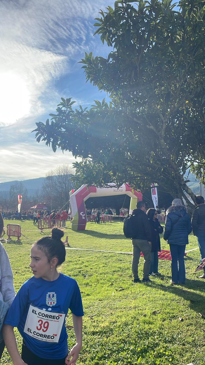 Elias Atletismo Eskola  <a href="/CAPortugalete/">Atletismo Portugalete</a> este fin de semana al último cross de la temporada.   #sestao Ánimo y enhorabuena‼️💪🏻 💪🏻 
Creciendo juntos #hezten <a href="/Eliasvision1/">Eliasvision</a> <a href="/CCBallonti/">CC Ballonti</a> <a href="/LABORALkutxa/">LABORAL Kutxa</a> <a href="/smiportu/">LaMennaisSantaMaria</a> @kanpazareskola @gabrieltxocelaya @elcarmenportu <a href="/PortugaleteON/">PortugaleteON</a>