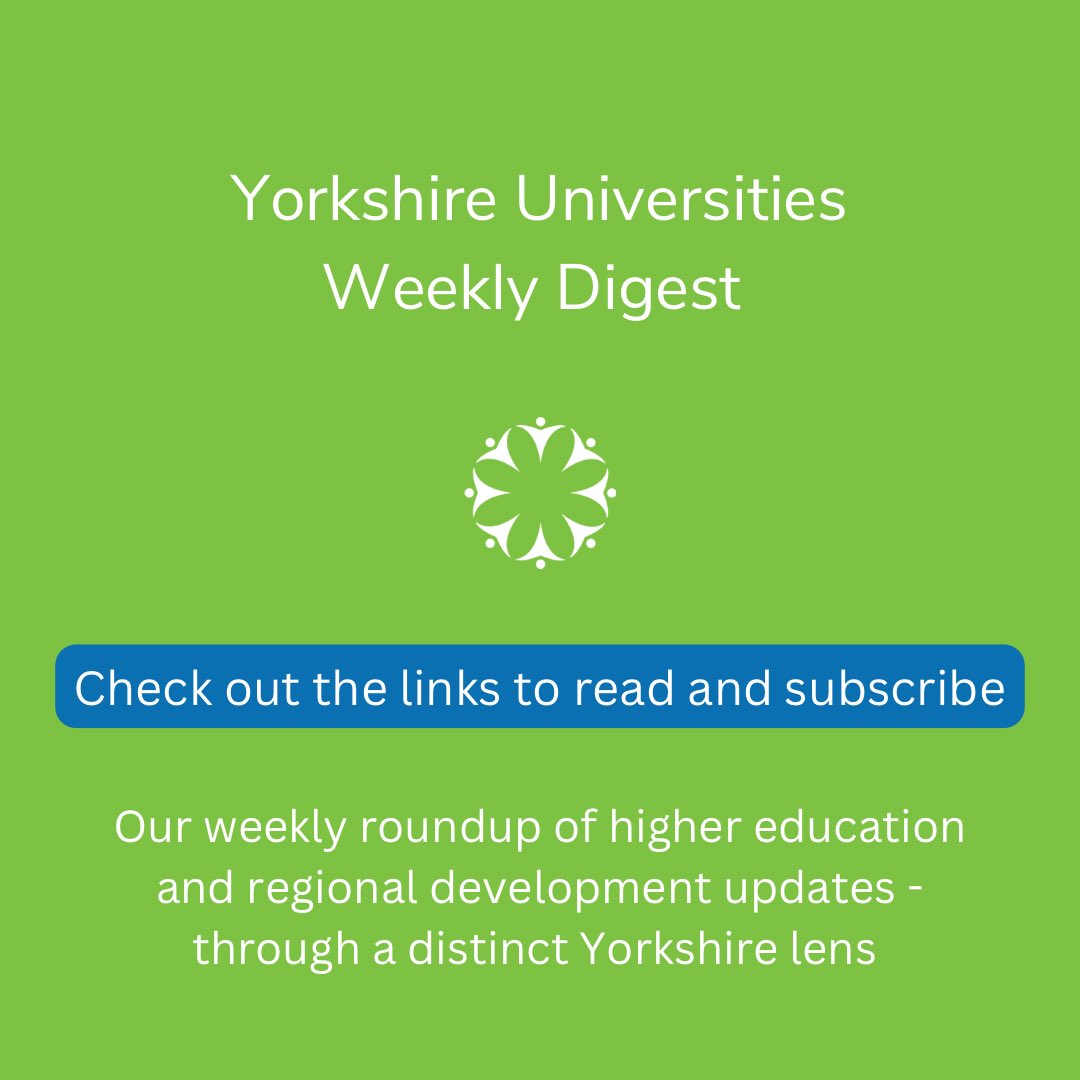 Yorkshire Universities (@yorkshireunis) on Twitter photo In this week’s #YorkshireUnis Digest:
🔦 Spotlight on apprenticeships for #NAW2024
🎉 Launch of <a href="/YNYCombined/">York and North Yorkshire Combined Authority</a>
🤝 Updates on <a href="/Y_PERN_/">Y-PERN</a> including the upcoming <a href="/PolicyUpen/">Universities Policy Engagement Network (UPEN)</a> showcase
HE sector updates + more!
🔍 Read: bit.ly/YUDigestW5-6_24
📩 Subscribe: bit.ly/YU-Subscribe In this week’s #YorkshireUnis Digest:
🔦 Spotlight on apprenticeships for #NAW2024
🎉 Launch of <a href="/YNYCombined/">York and North Yorkshire Combined Authority</a>
🤝 Updates on <a href="/Y_PERN_/">Y-PERN</a> including the upcoming <a href="/PolicyUpen/">Universities Policy Engagement Network (UPEN)</a> showcase
HE sector updates + more!
🔍 Read: bit.ly/YUDigestW5-6_24
📩 Subscribe: bit.ly/YU-Subscribe