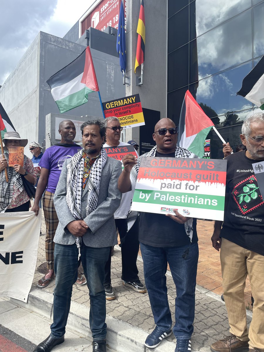 Incredibly powerful letter of demand handed to the rep of the German ambassador in Cape Town. AntiZionism is not antisemitism. Germany is backing and funding another genocide. @TauriqJenkins