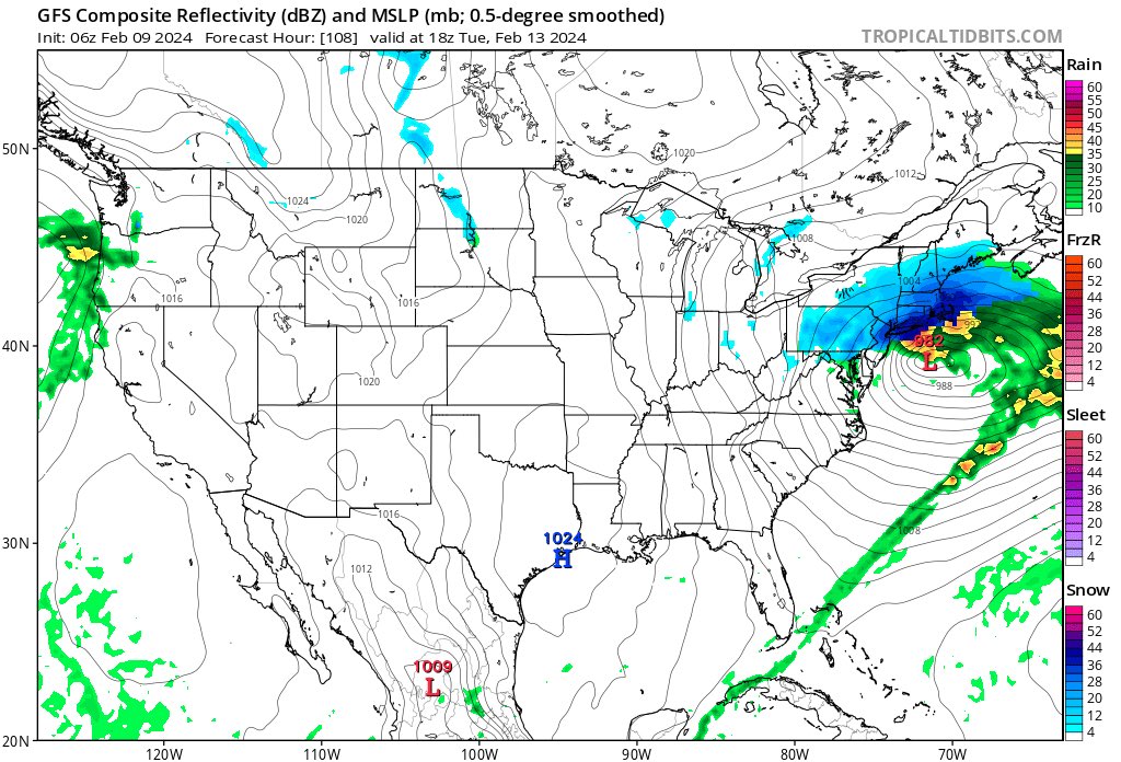 Euro and GFS settling in on a solution? really still wayyy to early to tell, ensembles still all over the place with exact track