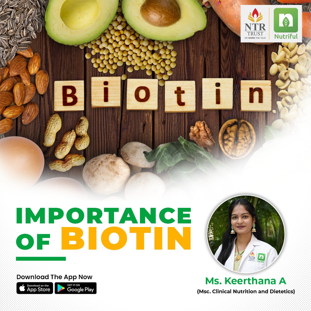 nutrifulfit's tweet photo. Biotin: The Secret Ingredient for Healthy Hair, Skin, and Nails!

Video Link: https://t.co/qe3bDdlGg7

#ntrtrust #ntrmemorialtrust #nutriful #biotin #vitaminc #hair #vitaminb #biotina #vitaminas #health #healthylifestyle #wellness #healthy #motivation #lifestyle #nutrition https://t.co/2sjx4QMxYe