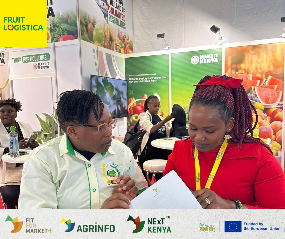 colead_link's tweet photo. #HappeningNow at @Fruit_Logistica 2024 - #Kenya meeting with the Horticultural crops Directorate; the meeting aimed at discussing the progress of activities within the #MOU and also introduction of #AGRINFO programme.
#FL24 #fruitlogistica2024 #FFM+ #NExTKenya #AGRINFO #COLEADinBerlin
