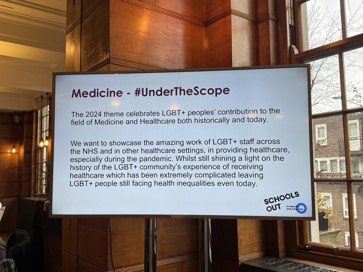 @LGBTHistory Month Theme #underthescope (pun intended) celebrating LGBTQIA+ contribution to medicine. With 1 in 7 #NHS staff identifying as #LGBTQIA +, and the NHS being Europe’s biggest employer - that’s a lot of current contribution
