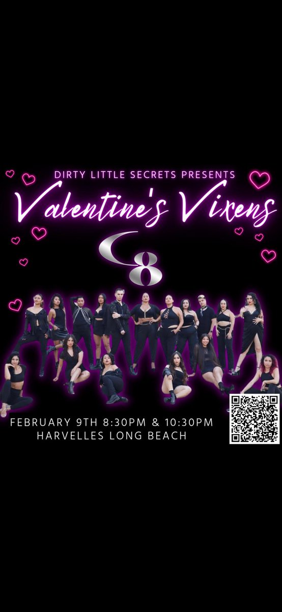 Please come out to support @DLSburlesque “Valentine’s Vixens” show tonight! It’s always an incredibly entertaining evening of burlesque when you treat yourself to some DLS! #burlesque #boylesque #comedy #harvelles