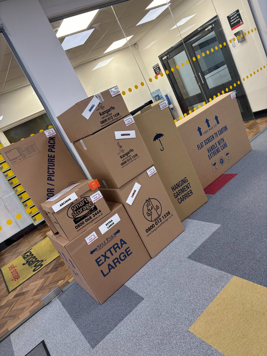 KangarooAlty's tweet image. We have boxes for all of your needs here at Alty! along with any other packaging materials you may need to assist with your storage needs! Call in and have a look! #KangarooSelfStorage