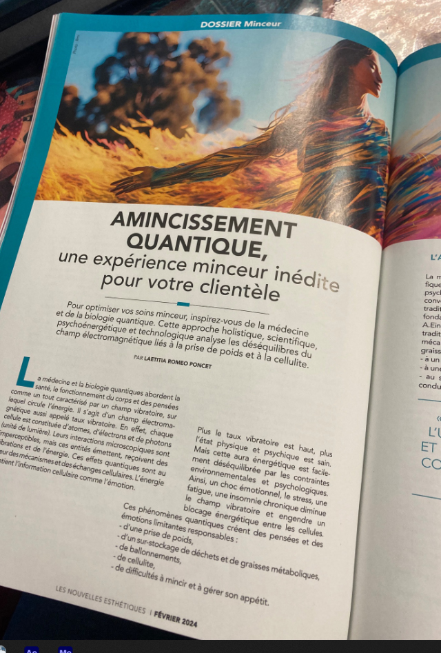 Mais, mais, mais... Voilà ce qu'on propose aux lycéens en filière esthétique dans une revue professionnelle mise à disposition dans les CDI. L'amincissement quantique. Oui. Cette épidémie de bullshit sans fin. ⬇