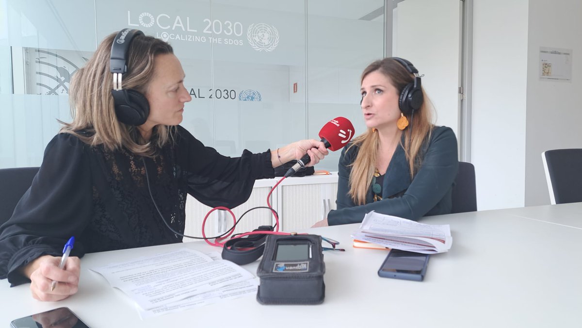 🎙️Entrevista con Orria Goñi @orriagoni, jefa de Finanzas y Gobernanza Local de @UNICEF en Nueva York, hoy en directo en @radioeuskadi, en el marco del encuentro de agencias de Naciones Unidas en la sede @Local2030 en #Bilbao. #Agenda2030 @CiudadesAmigas