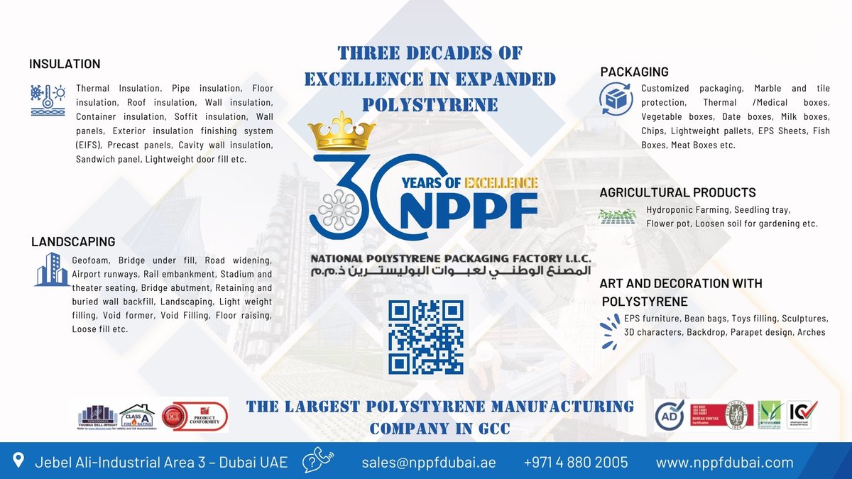 NPPFLLC's tweet photo. Cost-effective material for your insulation, packaging, landscaping, art and decoration, and agricultural needs? Look no further than (EPS).
Contact us today to find out how we can help you with your EPS projects and get a free quote. Visit our website https://t.co/wecTbozDd1 https://t.co/3unsm4yUqn