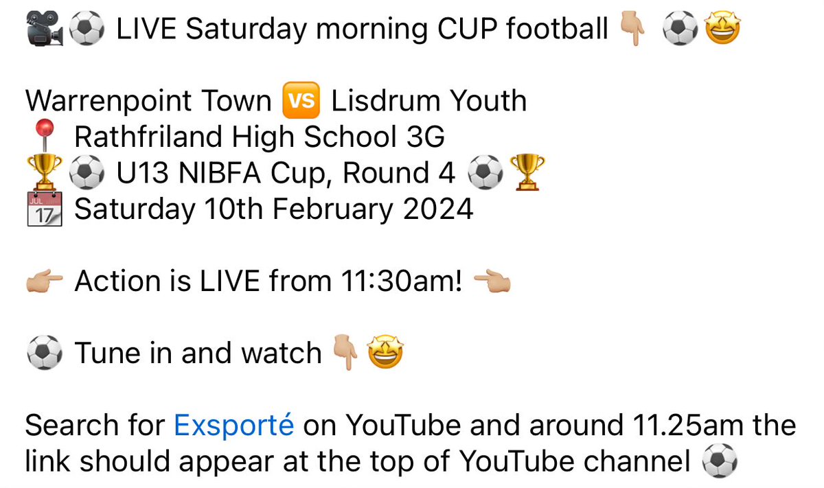 NIYFA_Official's tweet photo. 🎥 @exsporte @thepointfc @lisdrumyouth https://t.co/m7fWW3FIRk