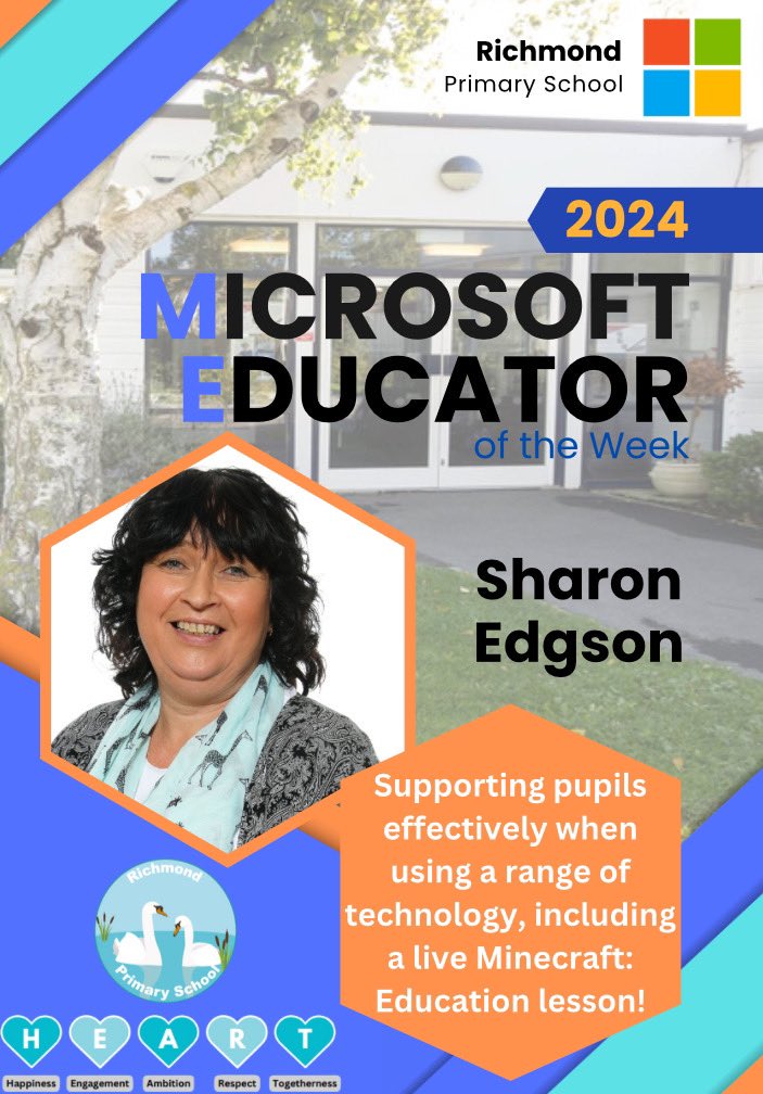 Congratulations to our ME of the Week, Ms Edison For excellent use of @PlayCraftLearn @MicrosoftEDU @MicrosoftLearn tools & #technology @MicrosoftTeams to provide #equitable #learning opportunities for all our children! #MIEExpert #edtech #Stour21 @OneNoteEDU #inclusion