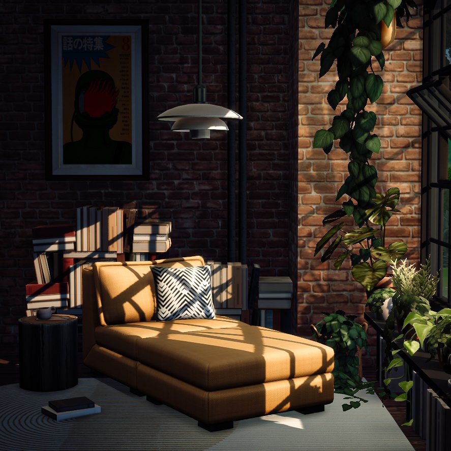 Industrial Reading Spot (CC)

#TheSims4 #ShowUsYourBuilds <a href="/TheSims/">The Sims</a>