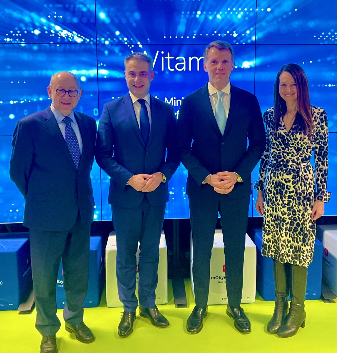 CISAJen's tweet photo. 🇺🇸🇵🇱Great day in Warsaw w/@ncfick discussing cyber collaboration, with @KGawkowski, Amb Tadeusz Chomicki &amp; colleagues from Poland’s Cyber Incident Response Teams. Following time in Kyiv, an important opportunity to reinforce strong support to our partners on NATO’s eastern flank. https://t.co/WGj7ppPUVv