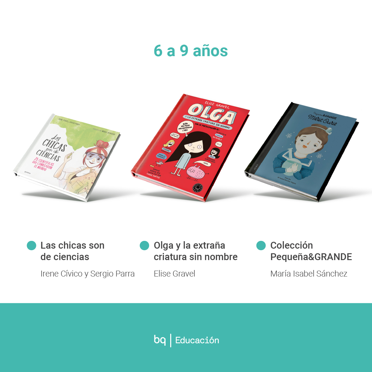 BQEducacion's tweet photo. 👩‍🔬👩‍🚀👩‍💻 El 11 de febrero se celebra el Día de la Mujer y la Niña en la Ciencia y la Tecnología y desde BQ Educación aprovechamos para recomendarte 12 libros que rompen con los estereotipos y despiertan el interés de las peques por las STEAM 👇👇👇#DíaDeLaMujerYLaNiñaEnLaCiencia