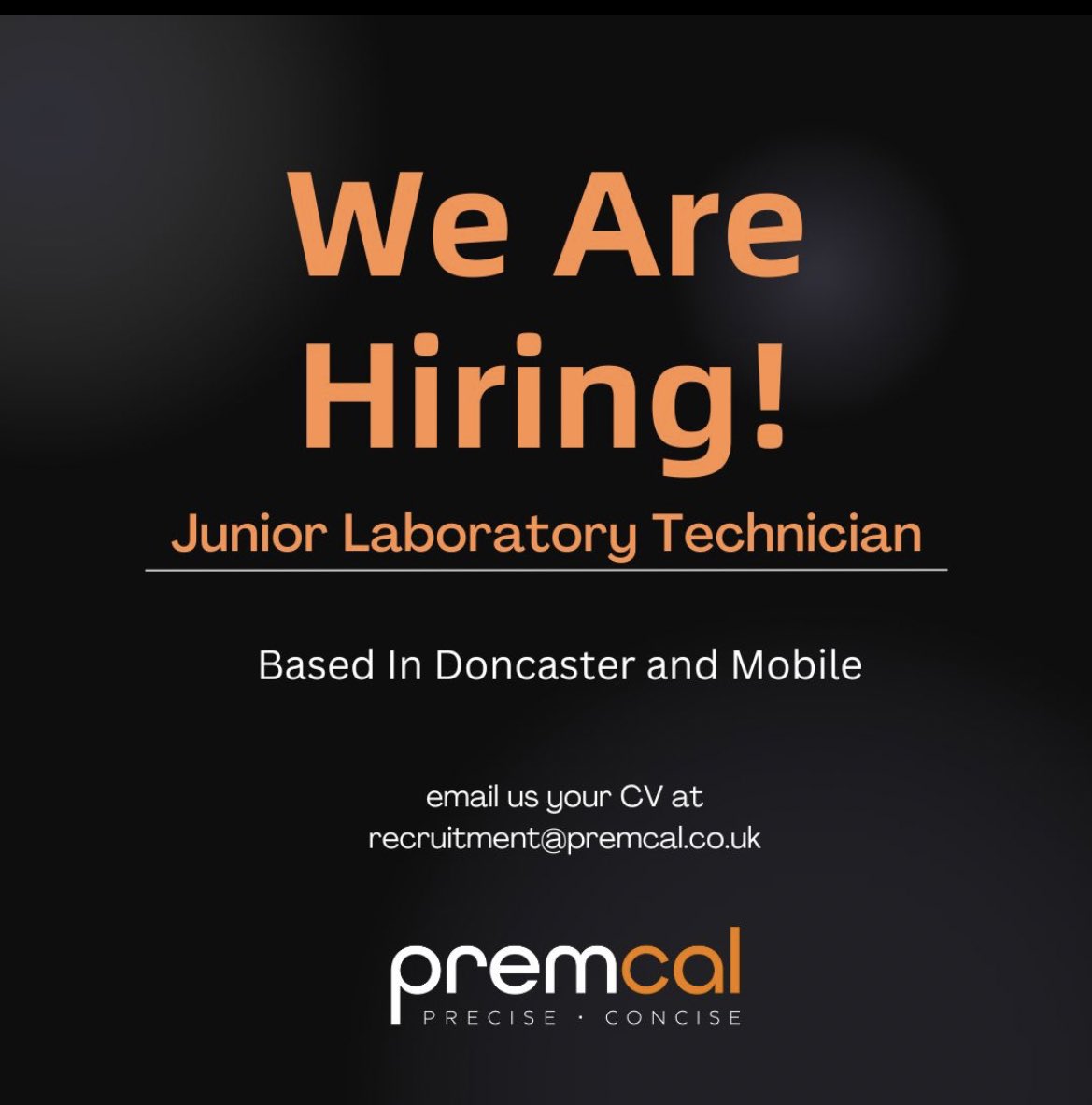 We Are Hiring!
🚀⚕️✈️🚝
<a href="/BusinessinDN/">Business Doncaster</a> <a href="/DNChamber/">Doncaster Chamber</a> #aviation #rail #medical #calibration #spcaehub