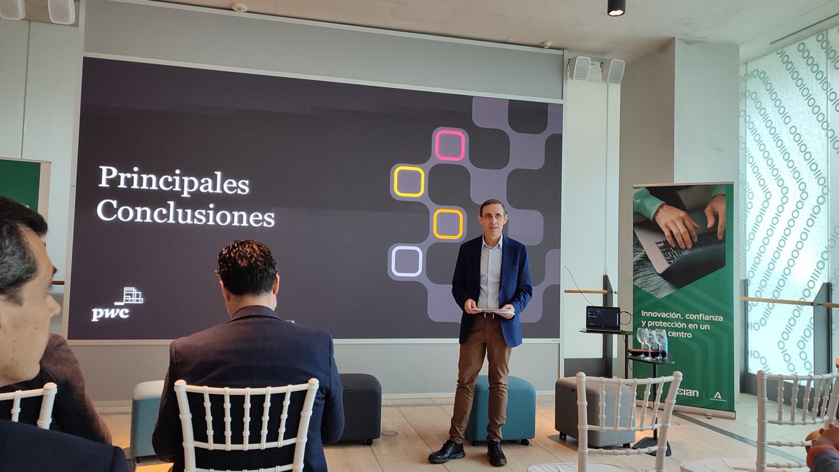 Hispasec (@hispasec) on Twitter photo Los puntos clave del Informe "Global Digital Trust Insights Survey 2024"
<a href="/PwC_Spain/">PwC España</a> <a href="/AgenciaDigAnd/">Agencia Digital de Andalucía</a> se presentan hoy en el <a href="/CentroCiberAND/">Centro Ciberseguridad Andalucía</a>
1. Ciberriesgo externo y tecnológico
2. Cloud (43%)
3. IA generativa en ciberdefensa
4. Simplificar protección
5. Normativa #Ciberseguridad Los puntos clave del Informe "Global Digital Trust Insights Survey 2024"
<a href="/PwC_Spain/">PwC España</a> <a href="/AgenciaDigAnd/">Agencia Digital de Andalucía</a> se presentan hoy en el <a href="/CentroCiberAND/">Centro Ciberseguridad Andalucía</a>
1. Ciberriesgo externo y tecnológico
2. Cloud (43%)
3. IA generativa en ciberdefensa
4. Simplificar protección
5. Normativa #Ciberseguridad