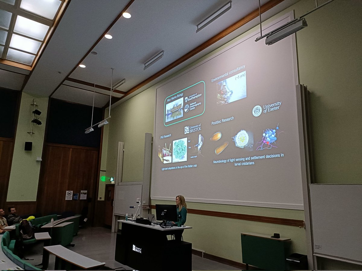 Maria Sachkova (@sachkovamaria) on Twitter photo Such an inspiring talk by <a href="/EmelieBrodrick/">Emelie Brodrick</a> at our ECR seminar bound to the new Blue Planet unit! Amazing research of coral biology: light sensing, decision making and settlement in larvae with new directions for coral conservation! <a href="/BristolBioSci/">University of Bristol Biological Sciences</a> <a href="/DrSteveSimpson/">Prof. Steve Simpson</a> @HugoBHarrison Such an inspiring talk by <a href="/EmelieBrodrick/">Emelie Brodrick</a> at our ECR seminar bound to the new Blue Planet unit! Amazing research of coral biology: light sensing, decision making and settlement in larvae with new directions for coral conservation! <a href="/BristolBioSci/">University of Bristol Biological Sciences</a> <a href="/DrSteveSimpson/">Prof. Steve Simpson</a> @HugoBHarrison