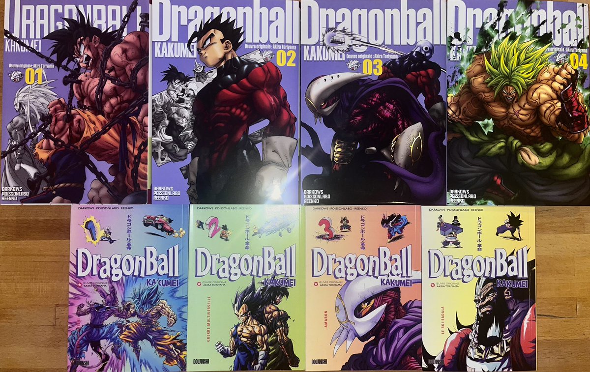 RAPPEL !

Les Tomes physiques de #DRAGONBALLKAKUMEI sont disponibles sur le site 
👉 precommande-dbk.com 👈

Les QUATRE Tomes (Perfect ET Pastel) vous attendent patiemment, le temps que le 5ème soit terminé 🥸

Merci à tous !