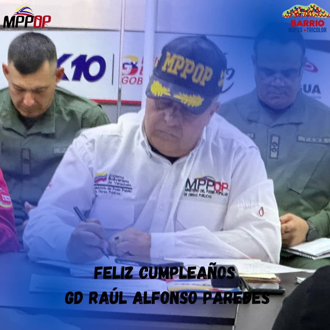 Feliz Cumpleaños G/D Raúl Alfonzo Paredes ❤️