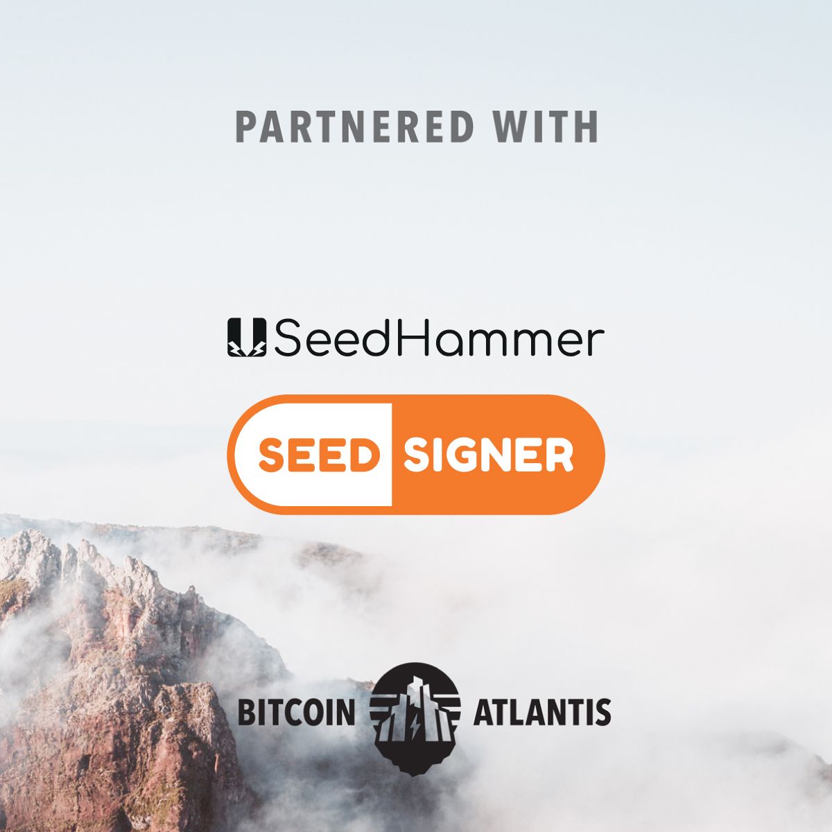 FREEMadeiraOrg's tweet photo. Meet @SeedSigner and @SeedHammer at their corner at Bitcoin Atlantis! Join their engaging workshops and witness their innovative products firsthand. Yes, we know we're partnering with the coolest kids on the block⚡#BitcoinAtlantis #NewPartnerAlert https://t.co/gHE514Yj7x