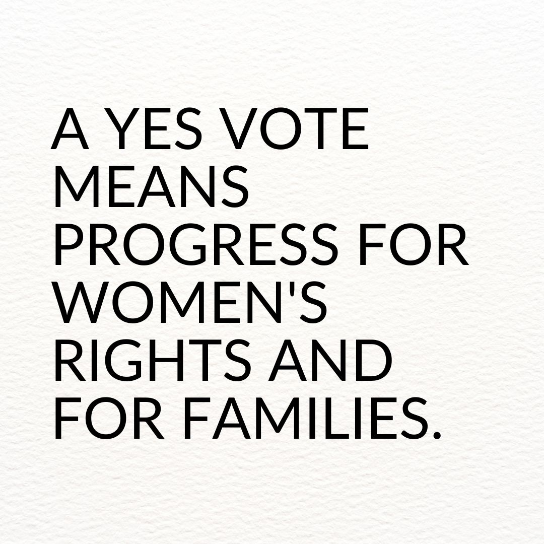 WeMakeGoodIre's tweet photo. Let's take #sexism out of the #constitution!
We're just a month away from a crucial referendum.
A #YESvote means progress for #WomensRights and inclusivity.
But a #NOvote? It's a setback we can't afford.
Your voice counts!
Let's stand for an #inclusive and #equal #Ireland.
#VoteYesYes #VoteMnaMna #DoubleYes #Referendum #WomenRights #Inclusivity #YourVoiceMatters
