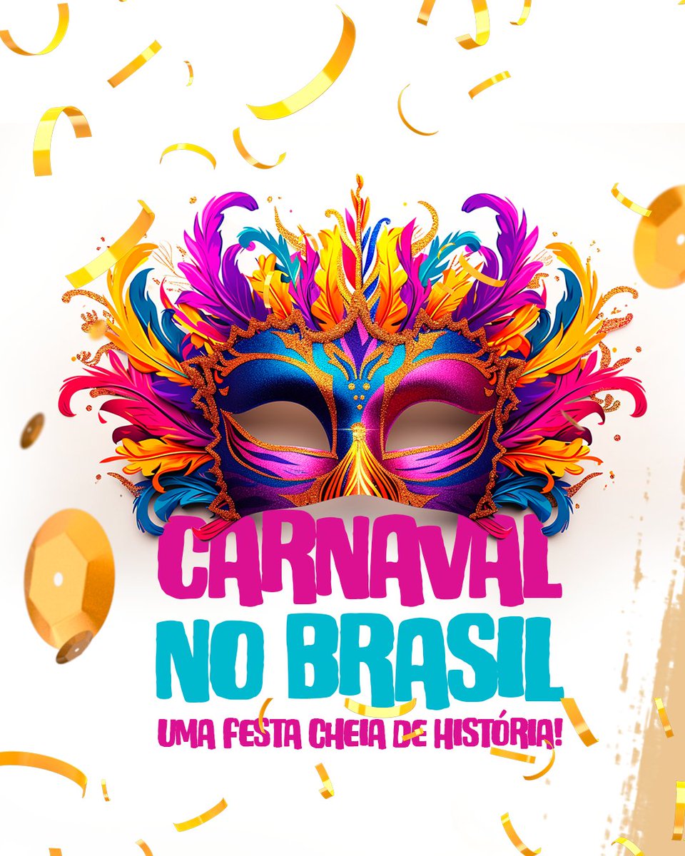 Essa é a história do Carnaval no Brasil, cheia de cor, ritmo e muita animação!
Então, bora cair na folia! 🎉🥳