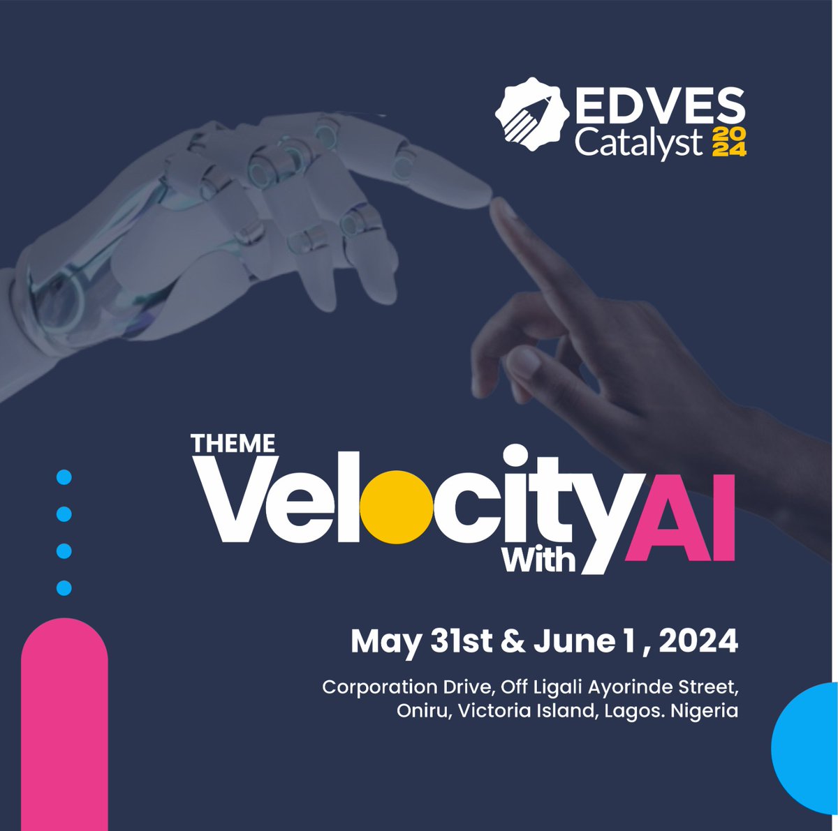 The 8th edition of the Edves Catalyst is here and it’s themed “Velocity with AI” 🚀

This event offers unique opportunity for stakeholders to have insightful dialogues and share insights towards educational excellence.