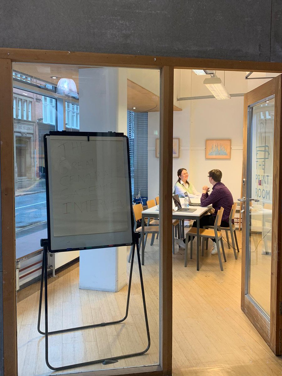 TheGazetteCoop's tweet photo. A big day for @TheGazetteCoop, interviewing for #ACEInternships in partnership with @DMULeicester at @LCBDepot 🎉 https://t.co/w0FRYZlgK7
