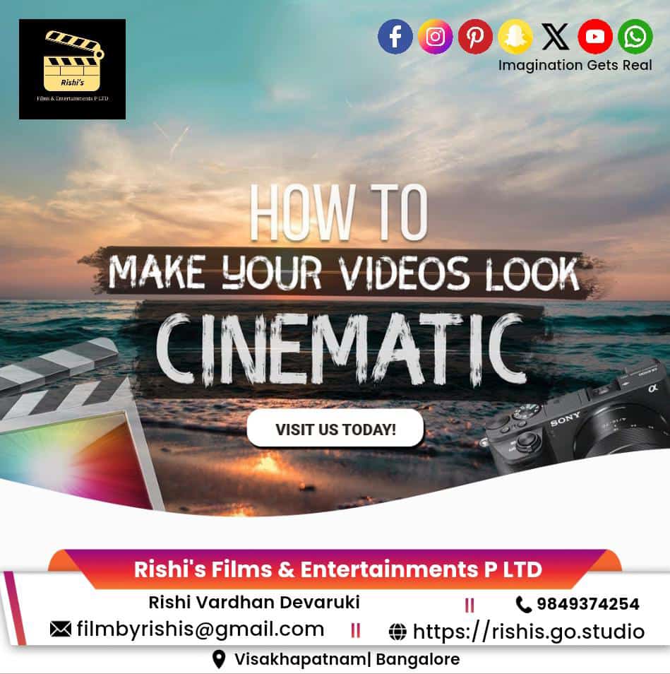 Level up your videos with Rishi's 
Experience cinematic quality like never before
#rishis #films #videos #cinematic #videography #videographylife #videoedit #videoproduction #filmindustry #filmindustrynetwork #videographer #bangalorediaries #bangalorefoodies #bangalorelife