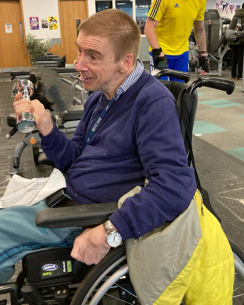 HeadwayBS's tweet photo. Leighton House clients working hard here at the gym. Keep up the good work!
#gymgoals #workoutroutine #gymforall #braininjury https://t.co/KuQQXD9Euv