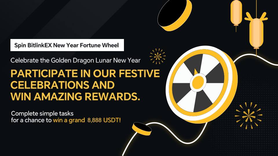 ⚡️BitlinkEX Lucky Wheel 🛞Win 8,888 USDT! 🎁

👇Tasks to earn spins 🏆

✅Complete registration: +1 entry.
✅Single deposit ≥ 50 USDT: +1 entry.
✅ Total contract trades ≥ 1,500 USDT: +1 entry.
✅ Refer sign-ups &amp; referral trades: +1 entry for each. 

🤗Test your Luck NOW