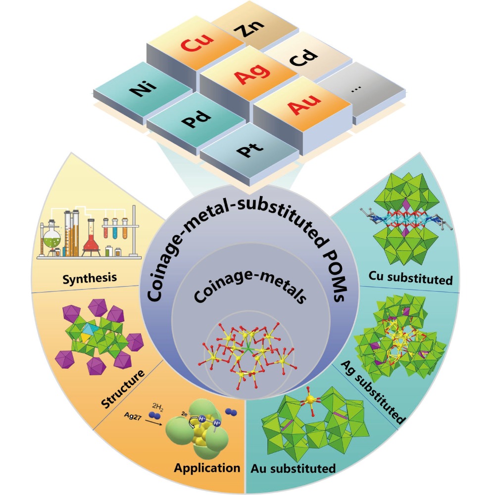 POMs_Journal's tweet photo. Exploring the frontier of coinage-metal-substituted polyoxometalates? Check the review that covers structural characteristics, synthesis, and applications of Cu-, Ag-, and Au-substituted POMs across various fields. #Polyoxometalates #POMs https://t.co/Wk8cZhRtc0 https://t.co/174wvzHa34