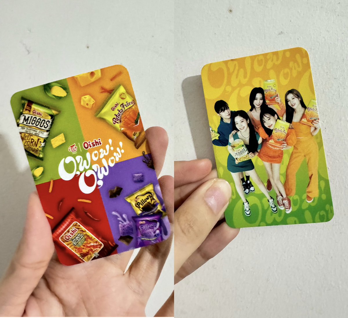 michelleilano's tweet photo. Yaay! Got my Oishi TWICE O,wow O,wow Bag! 
Leading the pack with excitement. 🤣💓

#TWICE 
#oishi https://t.co/7k8R45cDUs