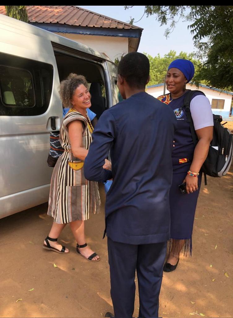 TiimobW's tweet photo. A Team from the US Embassy Ghana (Rafiatu Lawal and Jennifer Green) paid a courtesy call on the management of Savelugu SHS on the 24/01/2024 as part of their Grant Monitoring/EducationUSA school visit exercise. 
#USDepartmentofState
#IREX
#ECA
#FulbrightTeacherExchanges
#ETA https://t.co/FpuSX2Ms9Z
