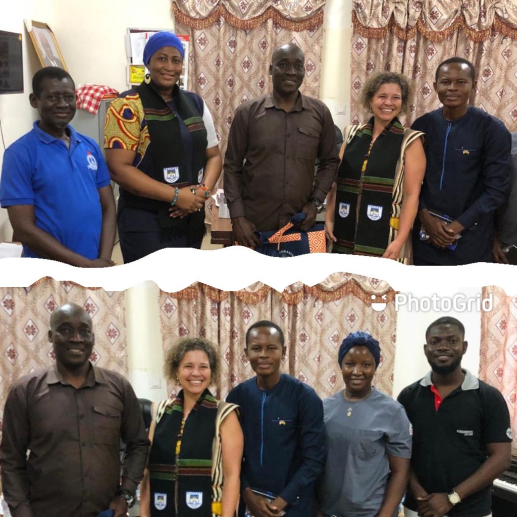 TiimobW's tweet photo. A Team from the US Embassy Ghana (Rafiatu Lawal and Jennifer Green) paid a courtesy call on the management of Savelugu SHS on the 24/01/2024 as part of their Grant Monitoring/EducationUSA school visit exercise. 
#USDepartmentofState
#IREX
#ECA
#FulbrightTeacherExchanges
#ETA https://t.co/FpuSX2Ms9Z