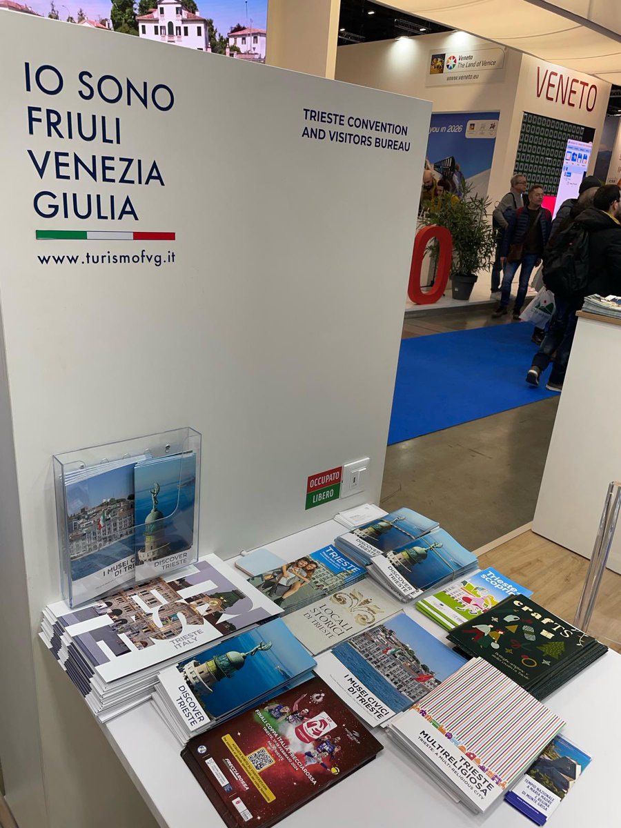 DiscoverTrieste's tweet photo. Alla @bitmilano siete stati in tanti a chiedere informazioni su Trieste: grazie 🙏🏻 💖 vi aspettiamo prossimamente in città e nel frattempo vi diamo appuntamento alla prossima fiera: a Monaco dal 14 al 18 febbraio per #freemuenchen https://t.co/DVfTvfSfCs