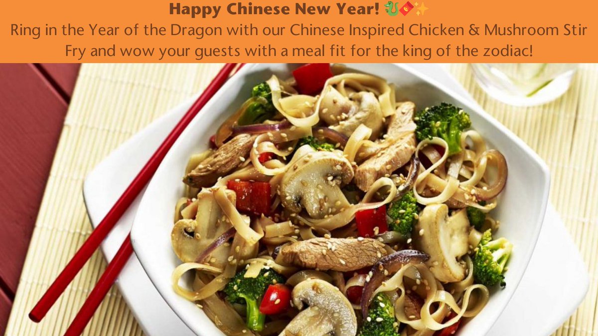 Chinese New Year 2024 kicks off this weekend, perfect Friday FakeAway dish recipe here: morewithmushrooms.com/chicken-and-mu…