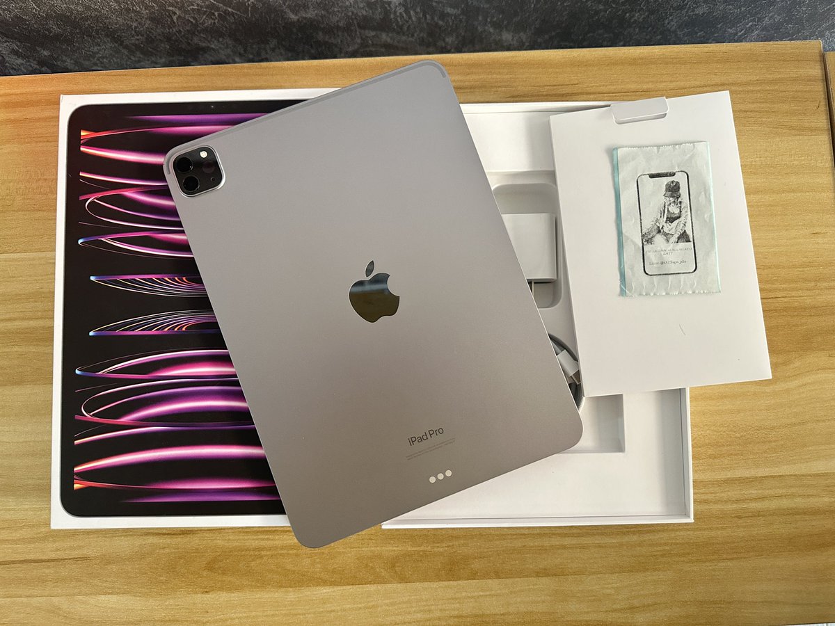 Quinncoffee3's tweet photo. 📱iPad pro m2 gen4 WiFi 128gb #มือสอง

🔥ราคา 25,700-.

💙 model TH  (demo)

📍ประกันศูนย์ ถึง เดือนเมษายน 67

🌟อุปกรณ์ ยกกล่อง

📍นัดรับ สายไหม  กทม.  รังสิต

#iPad   #ipadpro #ขายipad #มือ2 #ขายipadprom2มือ2 #ไอแพดเพื่อการศึกษา https://t.co/Au5pHS4WeT